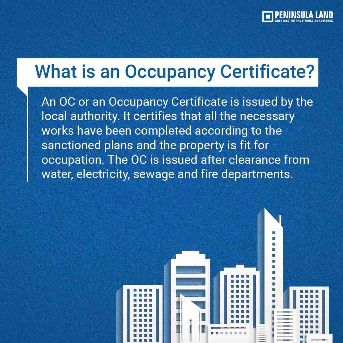 What is Occupancy Certificate?