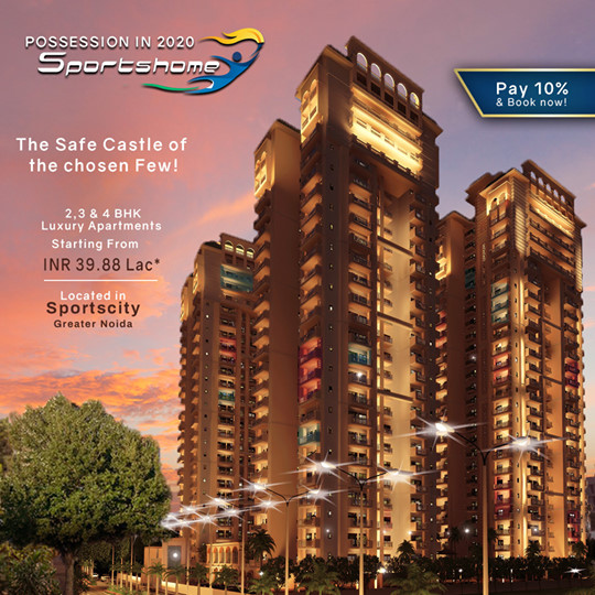 Pay 10% & book now at Dev Sai Sports Home in Greater Noida