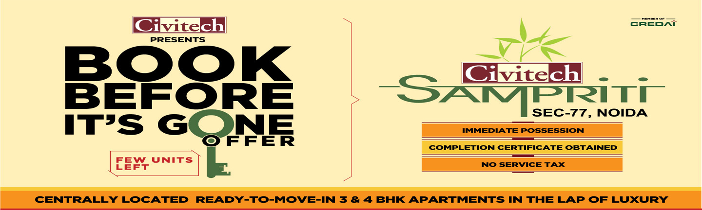 Book before its gone, Only few units left in Civitech Sampriti