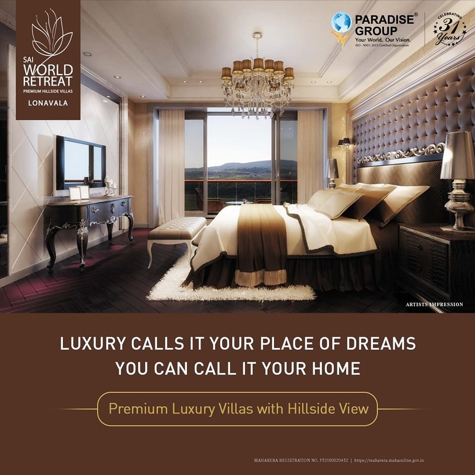 Premium luxury villas with hillside view at Paradise Sai World Retreat, Pune Update