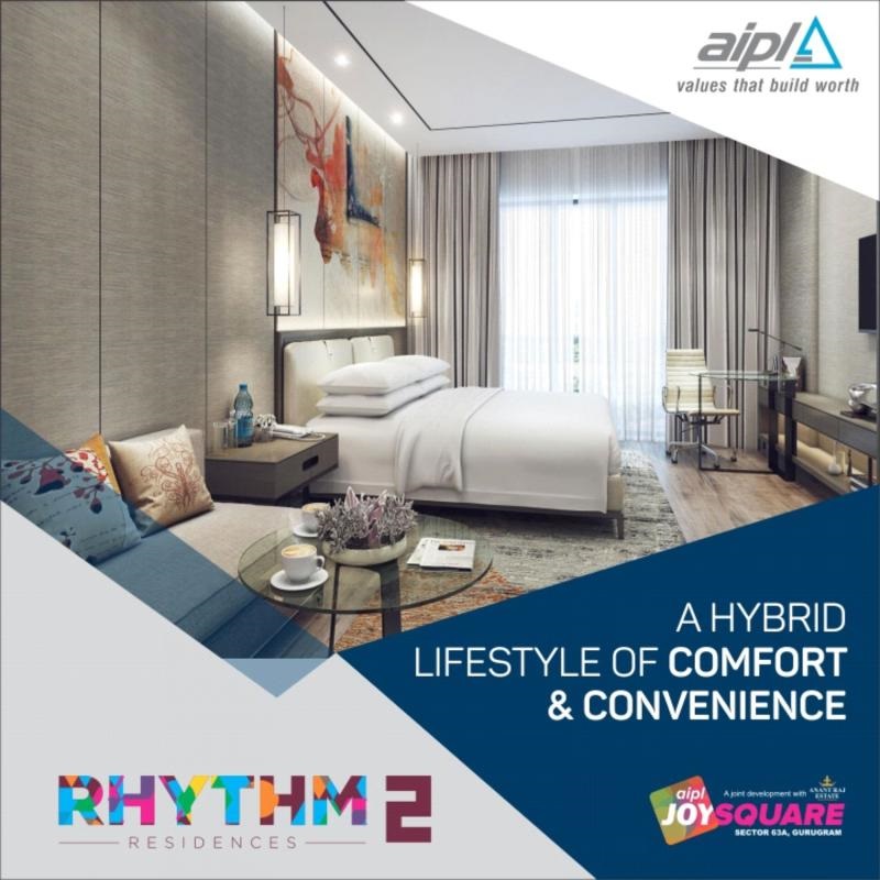 A hybrid lifestyle in Rhythm Residences 2 at AIPL Joy Square in Gurgaon