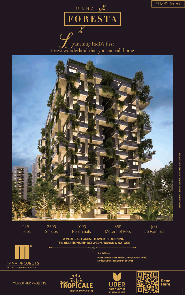 Launching India's first forest wonderland home at Mana Foresta in Bangalore Update