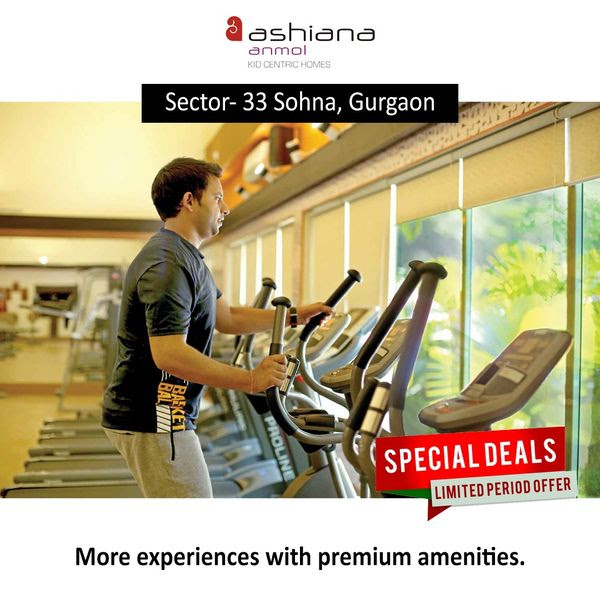More experiences with premium amenities at Ashiana Anmol in Sec-33, Sohna, Gurgaon Update