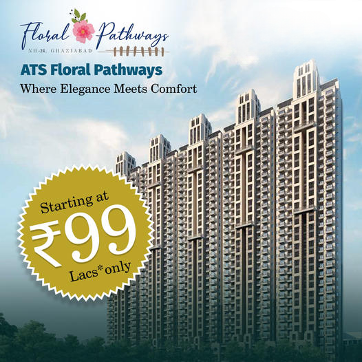 Discover luxury living at ATS Floral Pathways in NH 24, Ghaziabad