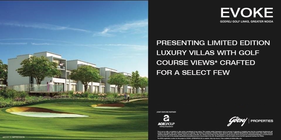 Presenting limited edition luxury villas with golf course views for a select few at Godrej Evoke Villas