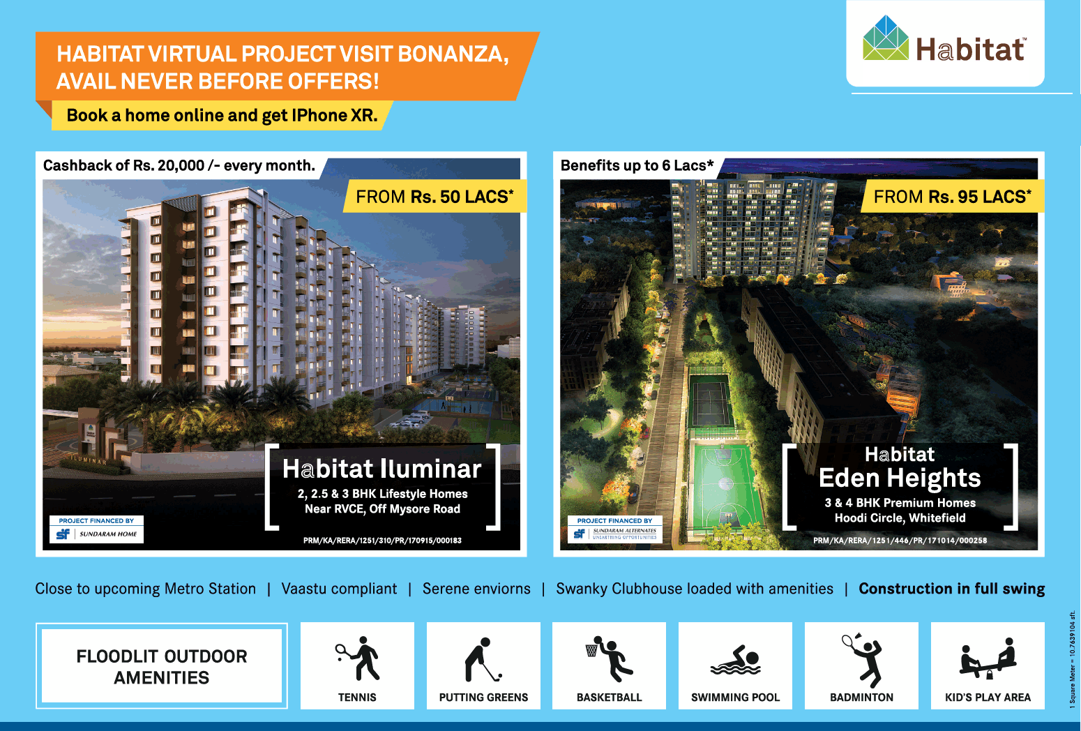 Invest at Habitat Projects in Bangalore