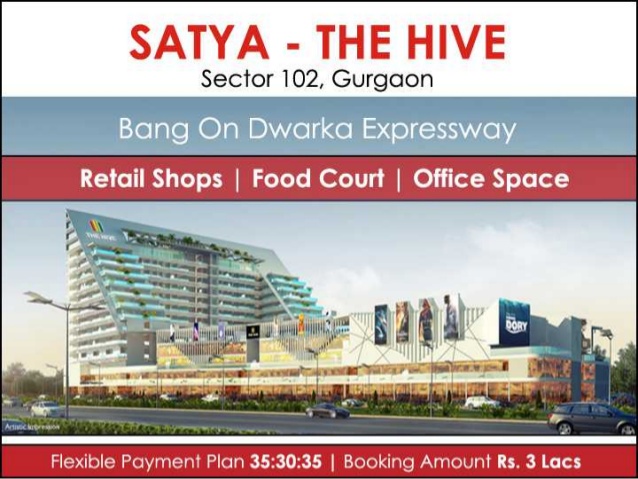 35:30:35 Payment Plan available in Satya The Hive, Gurgaon
