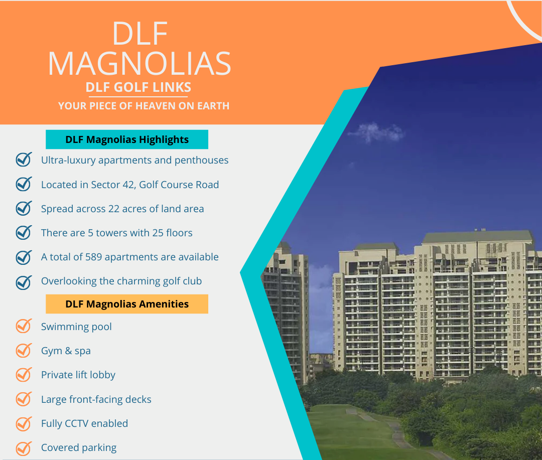 Book 4 and 5 BHK apartments at DLF The Magnolias in DLF Phase 5, Gurgaon Update
