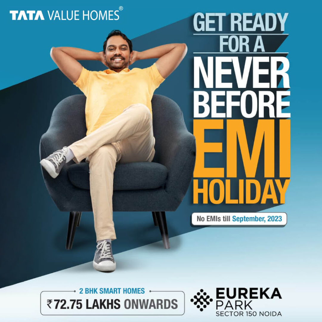 Book 2 BHK smart home Rs 72.75 Lac onwards at Tata Eureka Park, Noida