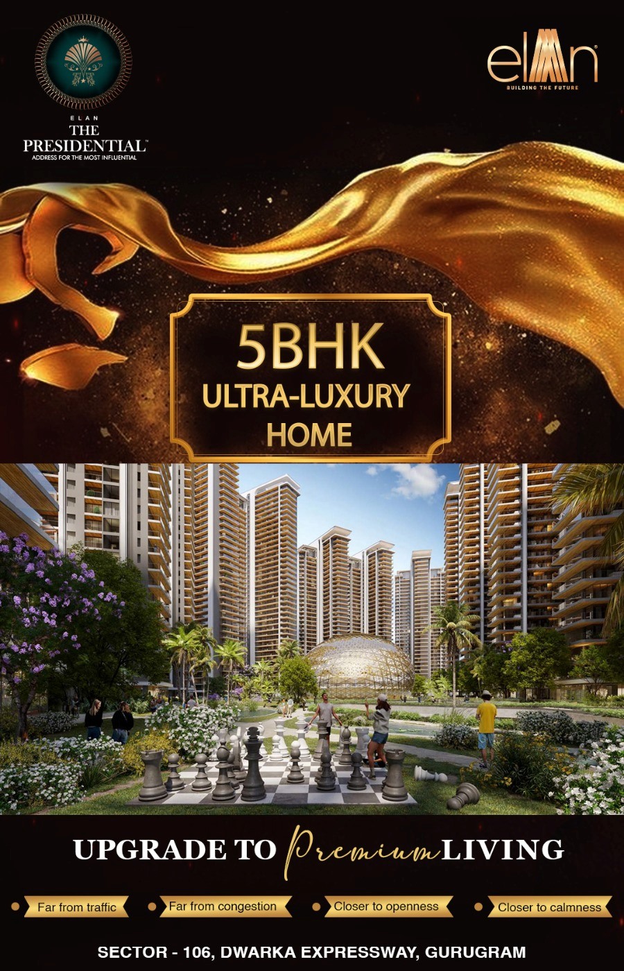 Elan The Presidential A super lavish resort housing property in Gurgaon