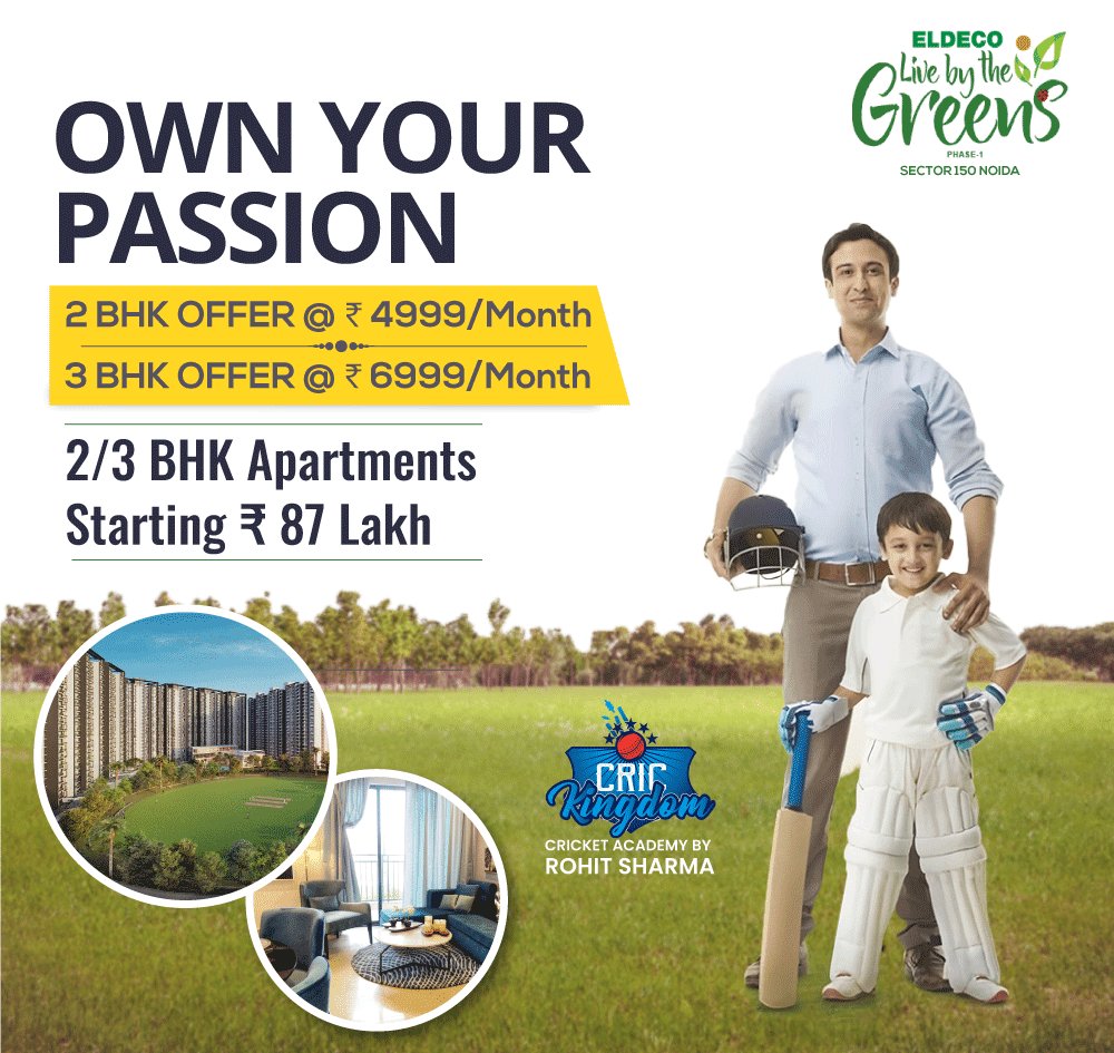 Loaded luxury amenities & facilities at Eldeco Live By The Greens in Noida