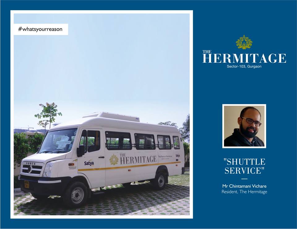 Shuttle service available at Satya The Hermitage
