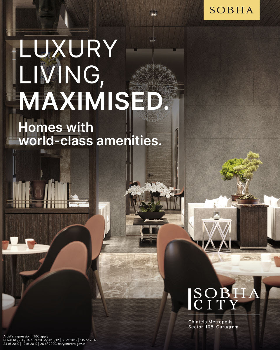 Luxury living, maximised. homes with world-class amenities at Sobha City in Sector 108, Gurgaon