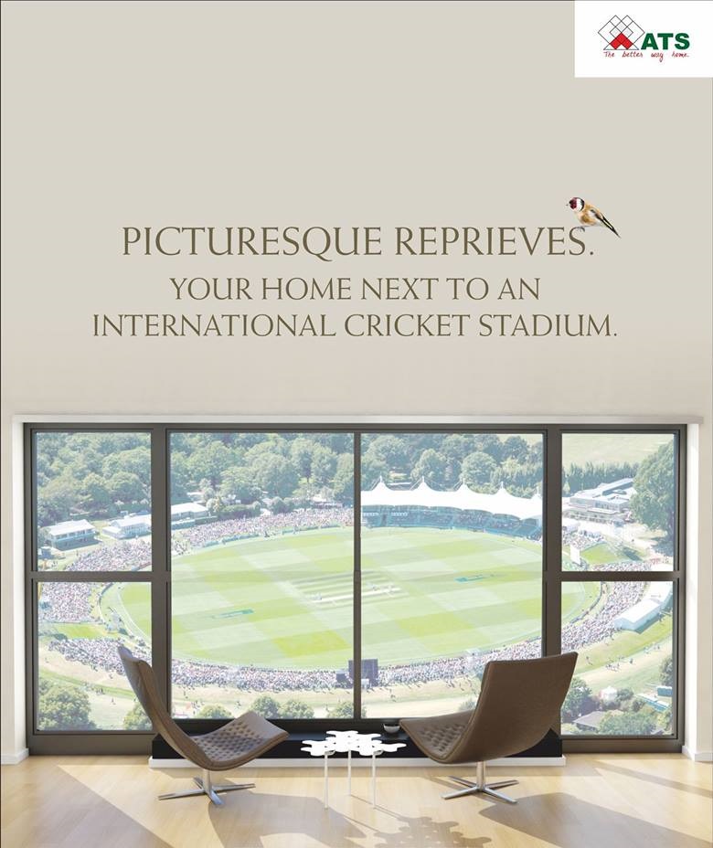 Live in home next to an International cricket stadium at ATS Picturesque Reprieves