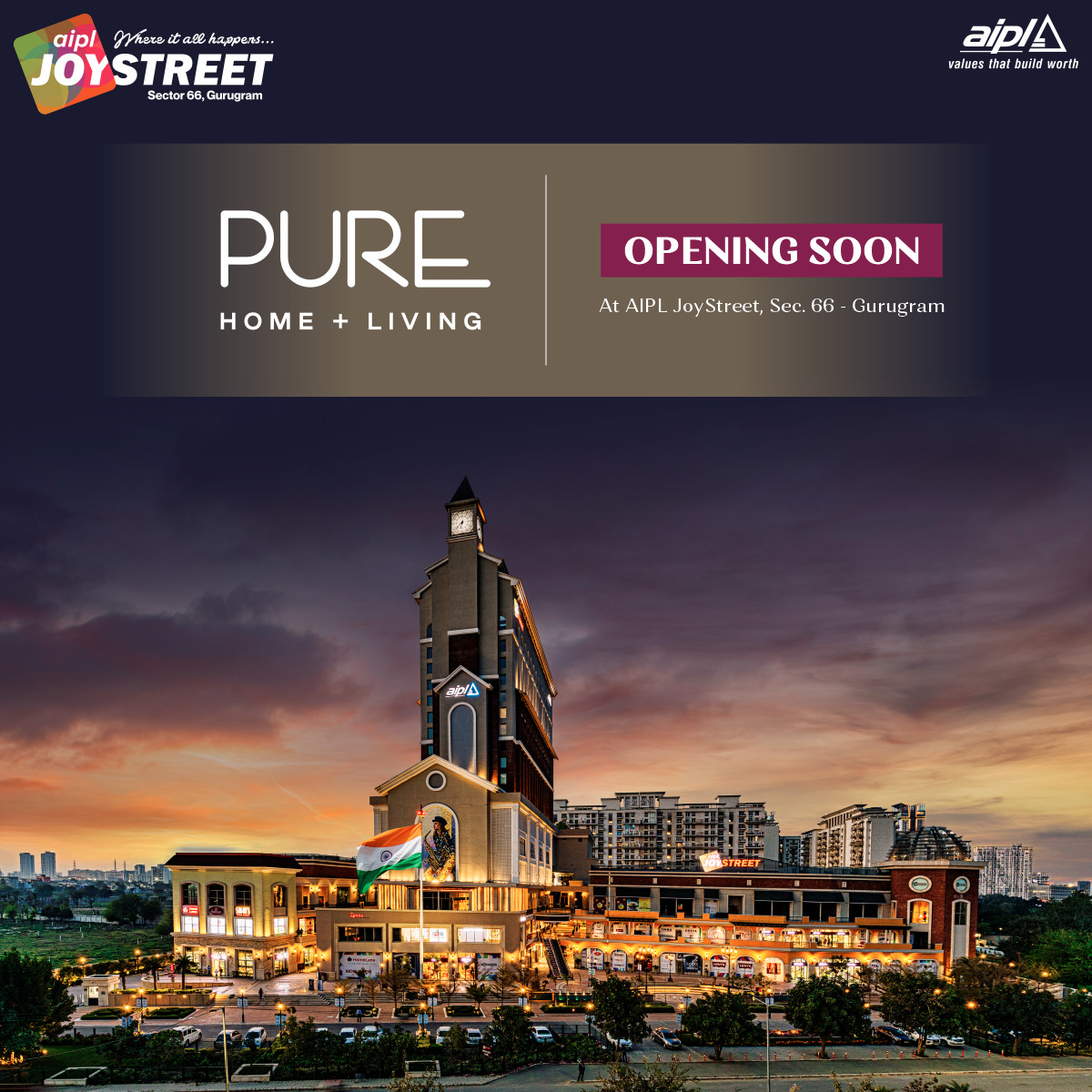 Opening soon at AIPL Joy Street in Sector 66, Gurgaon