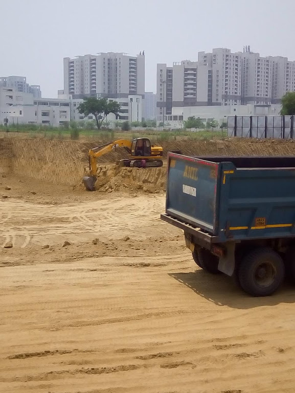 Current construction update of SVH 83 Metro Street in Gurgaon