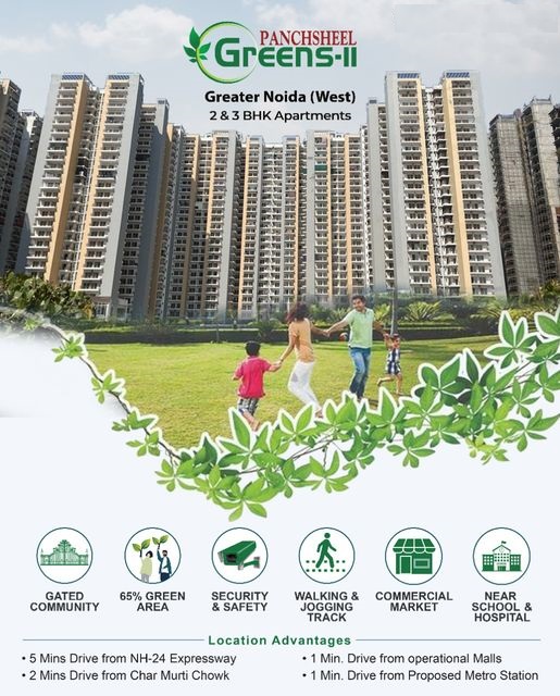 Panchsheel Greens 2 ready-to-move-in homes in Greater Noida West Update