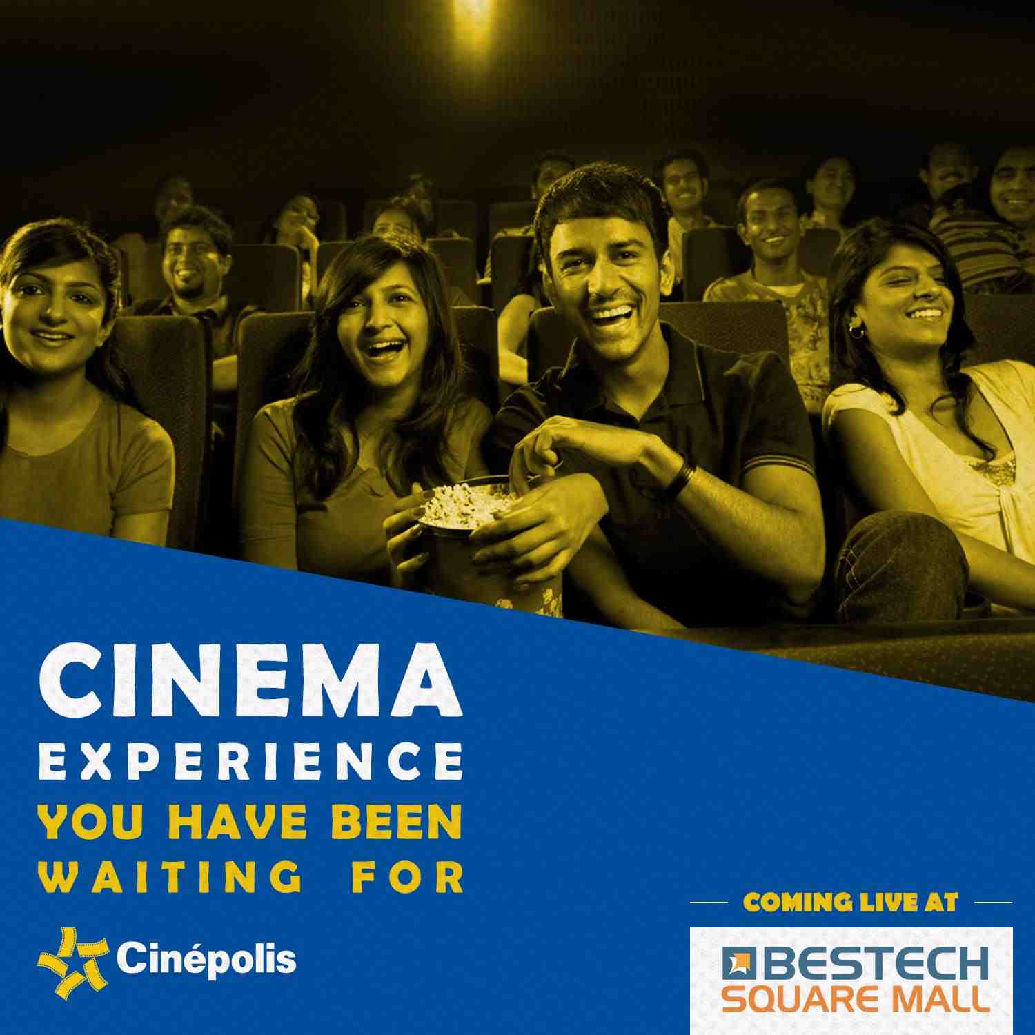 Watch all the new releases every weekend in Cinepolis at Bestech Square Mall in Mohali