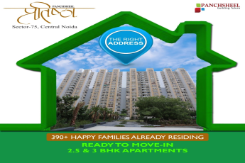 390+ happy families already residing at Panchsheel Pratishtha in Noida