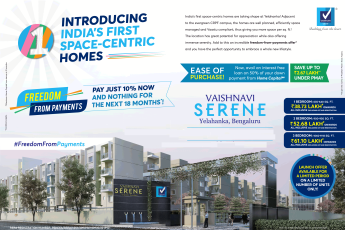 Book space centric homes at Vaishnavi Serene, Bengaluru