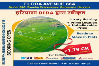 Flora Avenue 88A: RERA Registered Luxury Plots at Prime Location in Sector 88A, Dwarka Expressway, Gurugram