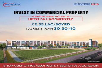 Microtek's Success Hub: A Smart Investment in Shop-Cum-Office Plots in Sector 95, Gurgaon
