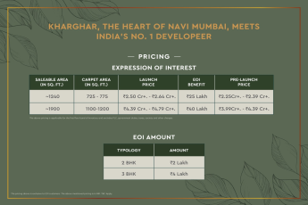 New Launch in Kharghar, Navi Mumbai, by India's No. 1 Developer - EOI Open Now!