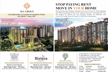 Stop paying rent move in your home at MI Group Projects in Lucknow
