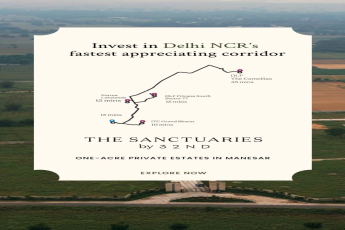 Invest in The Sanctuaries by 32nd, One-Acre Estates in Manesar