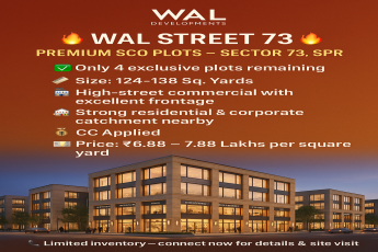 Discover WAL Street 73 – Premium SCO Plots in Sector 73, SPR