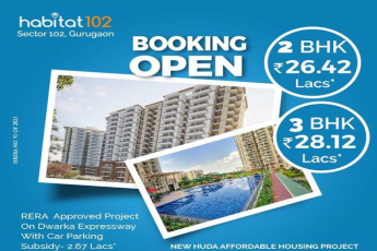 Booking open at Conscient Habitat in Sector 102, Gurgaon