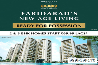 Discovery Park, Faridabad: Embrace New Age Living with Ready-to-Move 2 & 3 BHK Homes