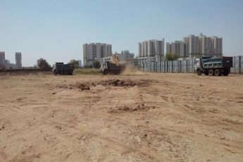 Excavation work started at SVH 83 Metro Street in Gurgaon
