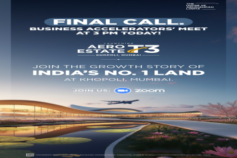 Join Aero Estate T3 by The House of Abhinandan Lodha in Khopoli, Mumbai - Business Accelerators' Meet at 3 PM Today