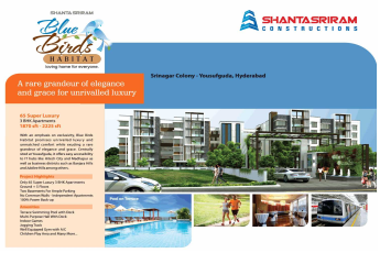 Experience a rare grandeur of elegance and grace for unrivaled luxury at Shanta Sriram Blue Birds habitat in Hyderabad