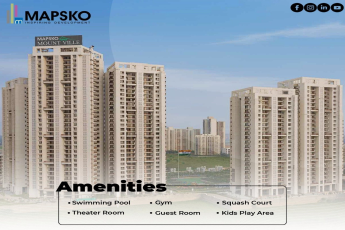 Luxury amenities at Mapsko Mount Ville in Sector 79, Gurgaon