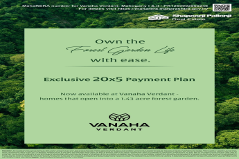 Own the Forest Garden Life at Vanaha Verdant by Shapoorji Pallonji, Pune