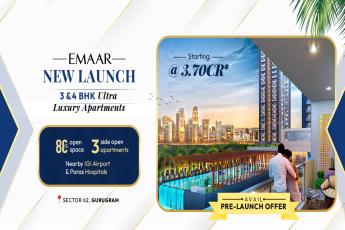 New launch 3 and 4 BHK ultra luxury apartments Rs 3.70 Cr at Emaar Digi Homes in Sector 62, Gurgaon