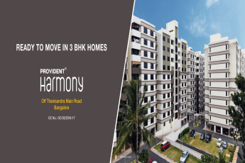 Book ready to move in 3 BHK homes at Provident Harmony in Bangalore