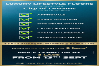Offering 3.5 BHK Luxury Floors in 79 lacs at Sector 89, Gurgaon