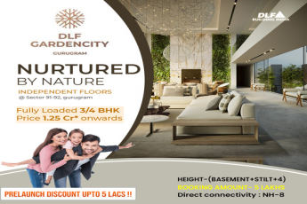 Fully loaded 3 and 4 BHK price starting Rs 1.25 Cr at DLF Garden City in Sector 91, Gurgaon