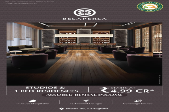 Discover Luxurious Studios at Belaperla, Starting ₹4.99 Cr, Gurugram