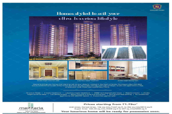 Reside in homes styled to suit your luxurious lifestyle at Mahagun Mezzaria in Noida