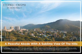A peaceful abode with hills view at Oberoi Eternia and Enigma in Mumbai