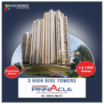Possession started 3 high rise towers at Panchsheel Pinnacle, Greater Noida