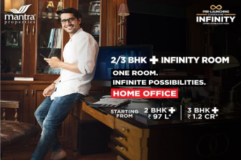 Pre launching 2 and 3 BHK Home prices starting Rs 97 Lac at Mantra Codename Infinity, Pune