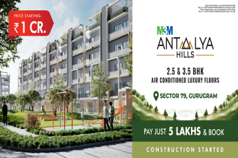 Best of amenities like multiple well appointed clubhouses at M3M Antalya Hills in Sector 79, Gurgaon