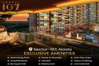 Book 4 and 5 BHK apartments  price starts Rs 2.87 Cr at ABA County 107, Noida