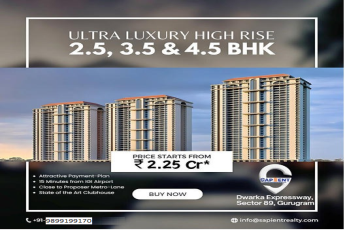 Experience the Pinnacle of Urban Living with Ultra Luxury High Rise Apartments in Sector 89, Gurugram