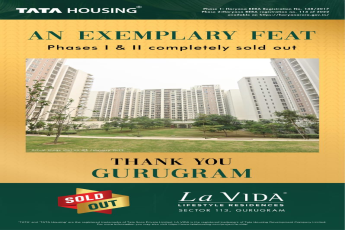 Tata Housing's La Vida in Sector 113, Gurugram: A Sell-Out Success Story